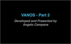 VANOS - Part 2 VANOS - Part 2